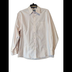 Jos. A Bank Stays Cool crisp pink dress shirt 16-35
